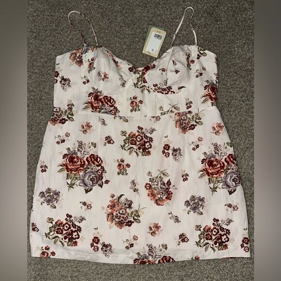 NWT Brock Collection x H&M Lyocell Blend Floral Mini Dress XXL - Picture 3 of 8